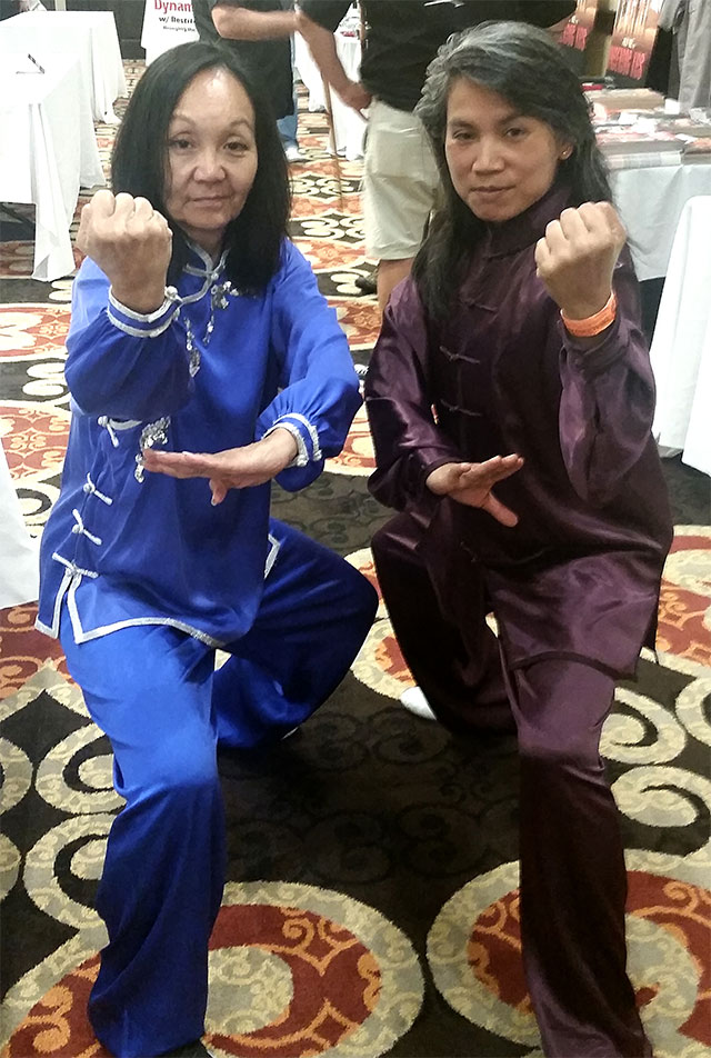 Sifu Restita DeJesus and Sigung Carrie.
