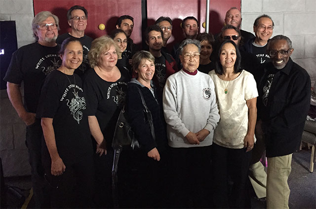 Photo: left to right
  Row 1: Erin Gray, Bonnie Flagg, Martine Chau-Pech, Master Wen Mei Yu, Sigung Carrie Ogawa Wong, Sigung Phil Jennings,
  Row 2: Charles Smith, Alisar Barakat, Samim Barakat, Joyce Allen, Steve Goldstein, Dai Si-Hing Sherman Kang
  Row 3: Tanal Barakat, Dai Si-Hing Richard Chavez, Eric Cowan, Michael Arnold.